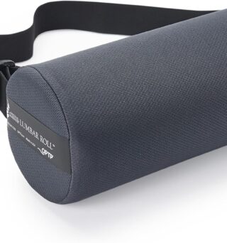 OPTP The Original McKenzie Lumbar Roll – USA-Made Low Back Lumbar Support for Office Chair & Car Seat Back Support Cushion. The Preferred Lumbar Pillow by Physical Therapists - Standard Density
