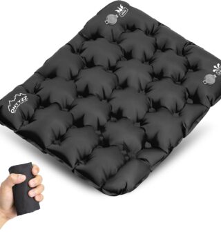 ONTYZZ Inflatable Seat Cushion Lightweight Airplane Seat Cushion Stadium Seat Travel Cushion for Climbing Hiking Office Airplane